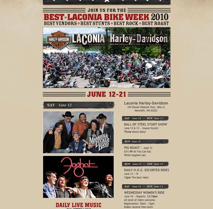 Laconia Bike Rally 2010